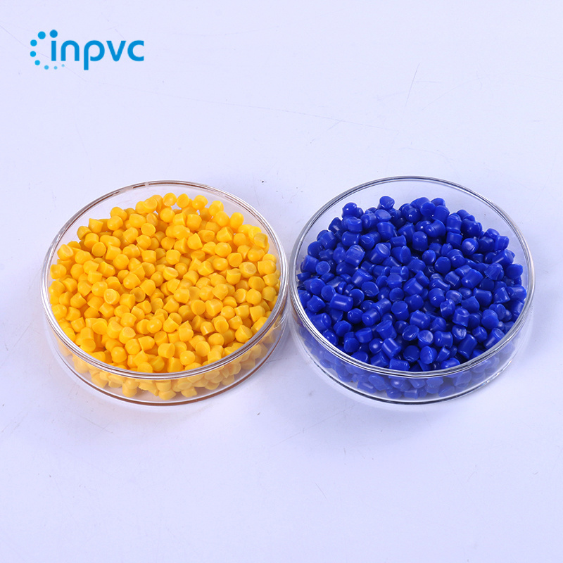 Factory high quality Plastic Virgin PVC compound/PVC granules recycle PVC raw material for shoe/slipper/wire and cable