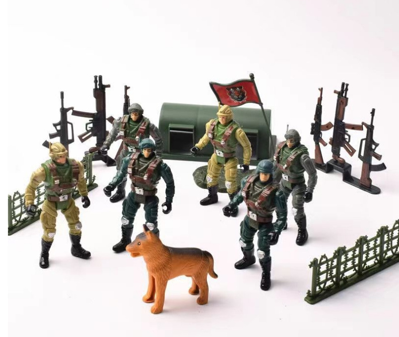 China Factory Good Quality Soldier Toy Army Men Toy Soldier Action Figure Market Popular Plastic Soldiers Set