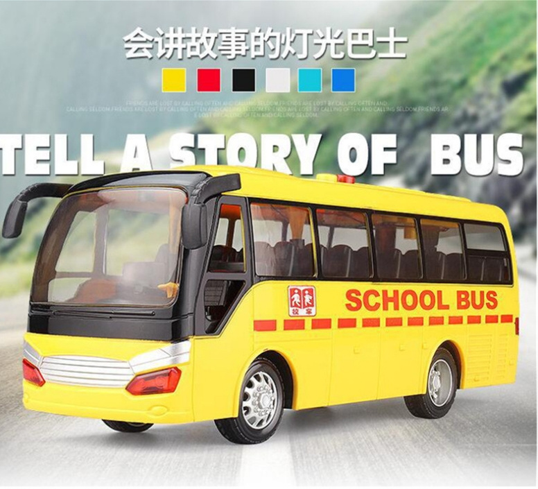 Sell High-Quality Mini Alloy Pull Back Bus Set Inertia Car Vehicle Toy For Kids