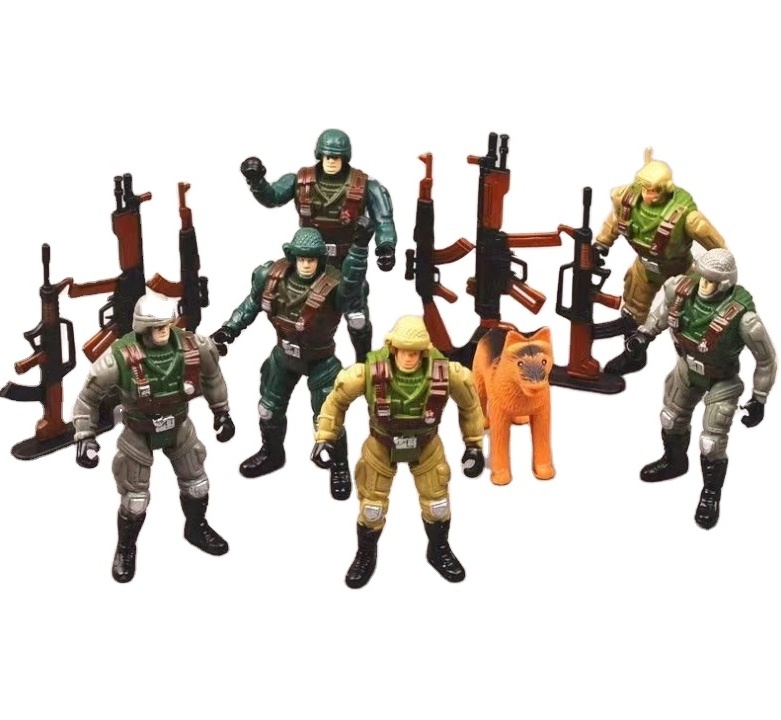 China Factory Good Quality Soldier Toy Army Men Toy Soldier Action Figure Market Popular Plastic Soldiers Set