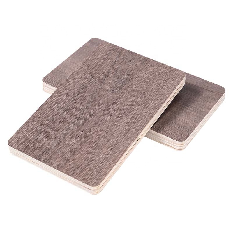 Grey Wood Grain Melamine Plywood Finish Laminated 4*8 Hdf Board 3Mm Panel Price Matte From Linyi