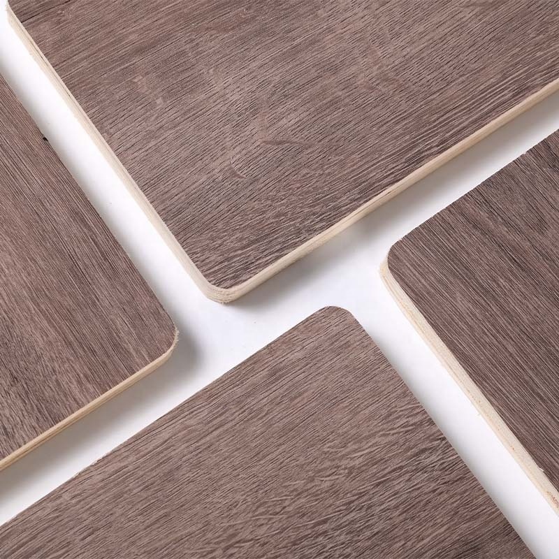 Grey Wood Grain Melamine Plywood Finish Laminated 4*8 Hdf Board 3Mm Panel Price Matte From Linyi