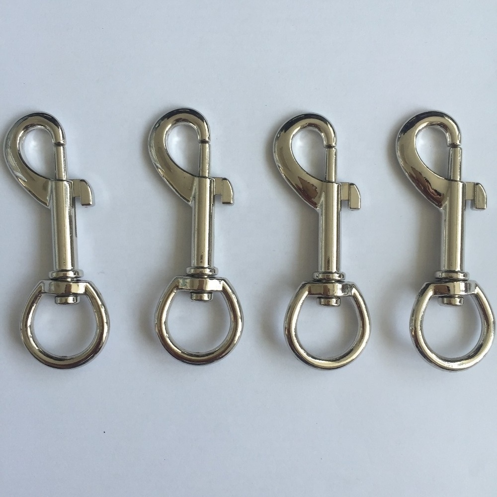 Zinc Alloy Nickel Plated Animal Accessories Pet Swivel Hook