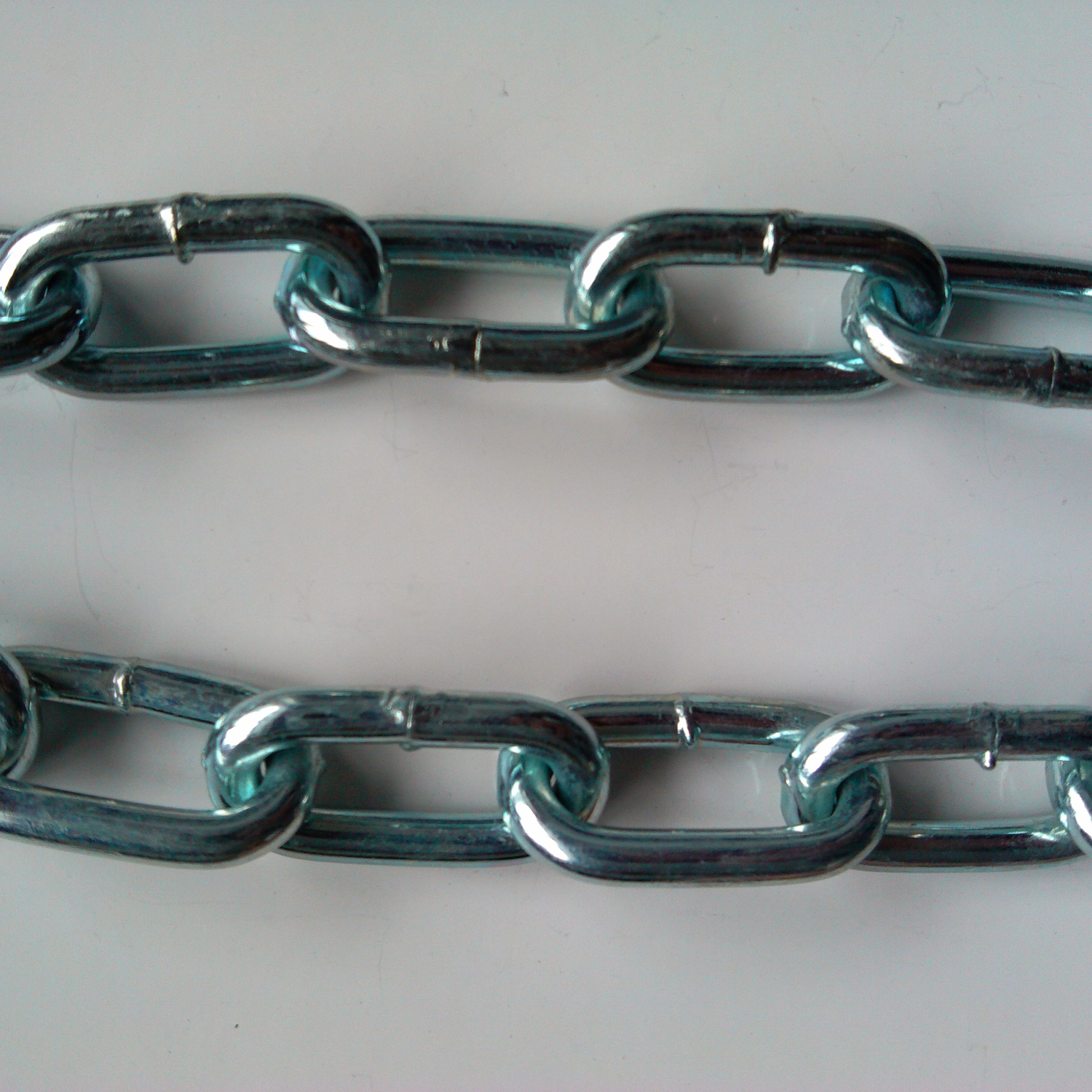 Q235 Q195 3MM 4MM 5MM 6MM 7MM 8MM 9MM Mild Steel Welded Electric Galvanized Blue Color Korean Standard Short Link Chain