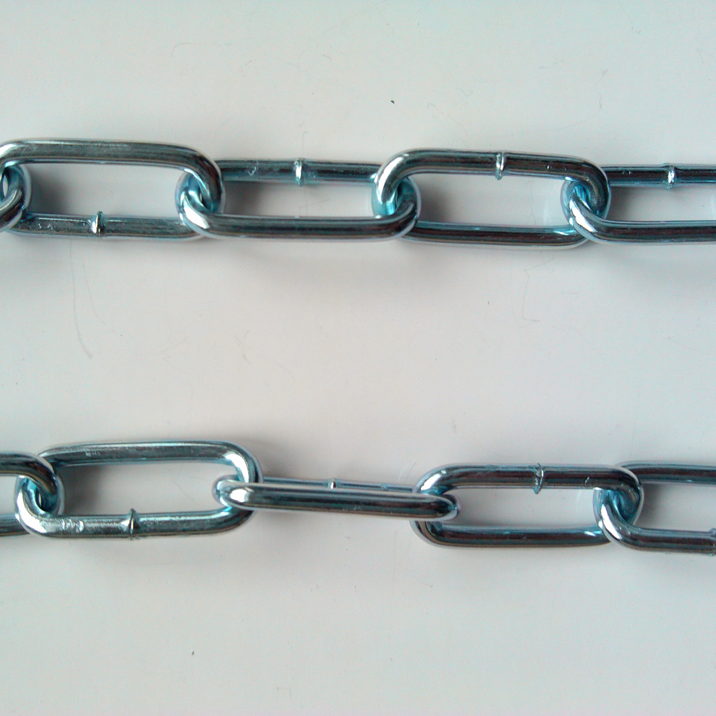 Q235 Q195 3MM 4MM 5MM 6MM 7MM 8MM 9MM Mild Steel Welded Electric Galvanized Blue Color Korean Standard Short Link Chain