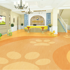 Commercial use sponge heterogeneous pvc flooring vinyl rolls anti-slip foam backed marine vinyl floor for school