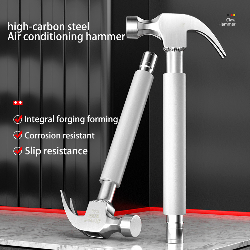 Steel handle-claw hammer professional air conditioning home improvement multifunctional claw hammer