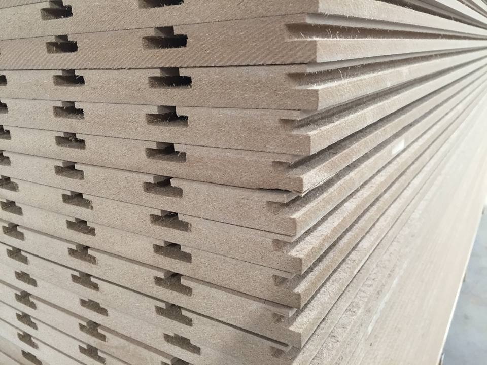 Custom accessories display slat wall display slatwall panel mdf garage wall customized color fibreboards slatwall panels