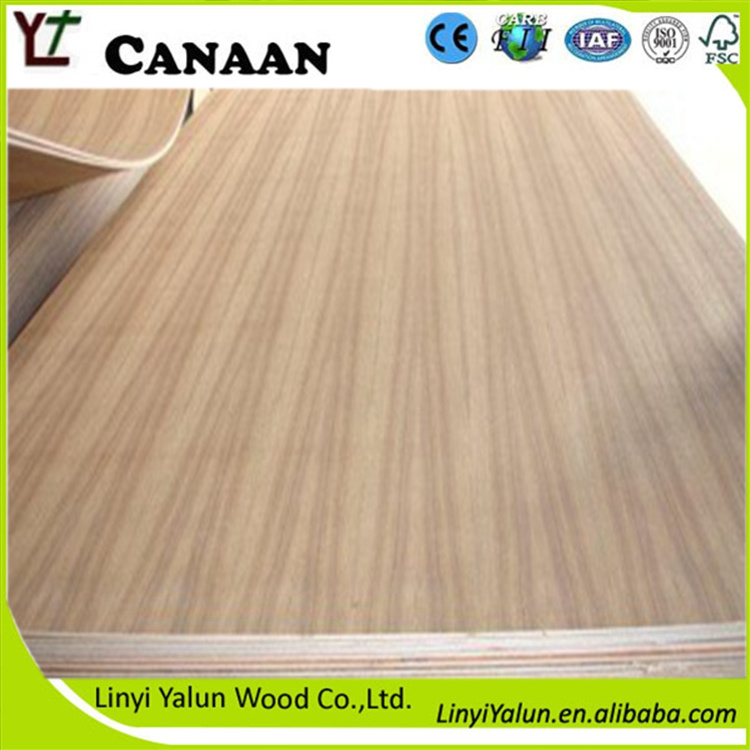 4mm 3*7 burma teak QC/CC veneer faced fancy plywood to Iraq