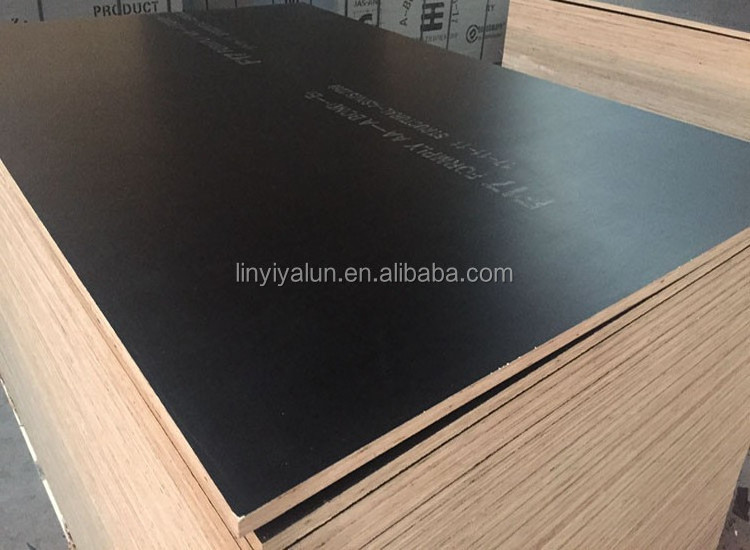 17mm Black Brown Film Faced Plywood Marine Construction Formwork Phenolic board Wholesale Prices finger joint Plywood