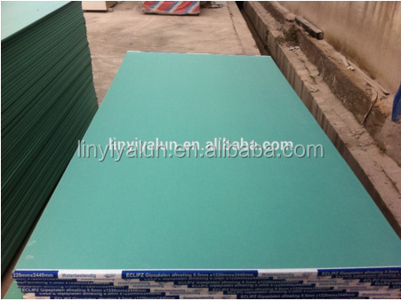 Factory Price Gypsum Ceiling Board Drywall 8 x 4 9mm Moisture Resistant Plasterboard