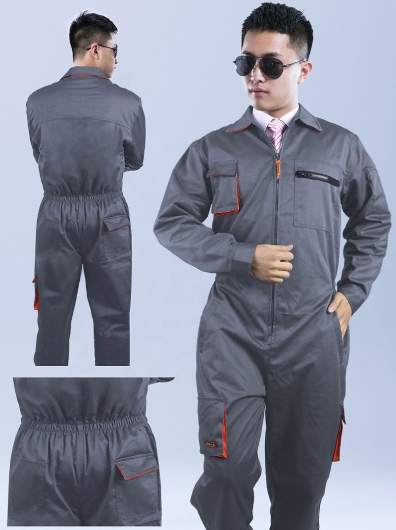 Worker Overall Jumpsuit Auto Repairman Mechanical Work clothing plus size singer costume Male/Female Uniform Coverall