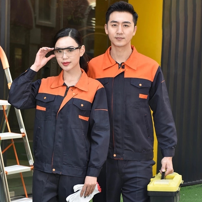 Working Overall Dust Proof Long Sleeve Wear Resistant Multi Pocket Waist Repair Mechanical Jumpsuits Coverall Work Uniform