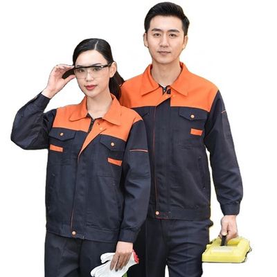 Men Working Overall Dust Proof Coverall Wear Resistant Multi Pocket Waist Zipper Repair Mechanical Jumpsuits Work Uniform