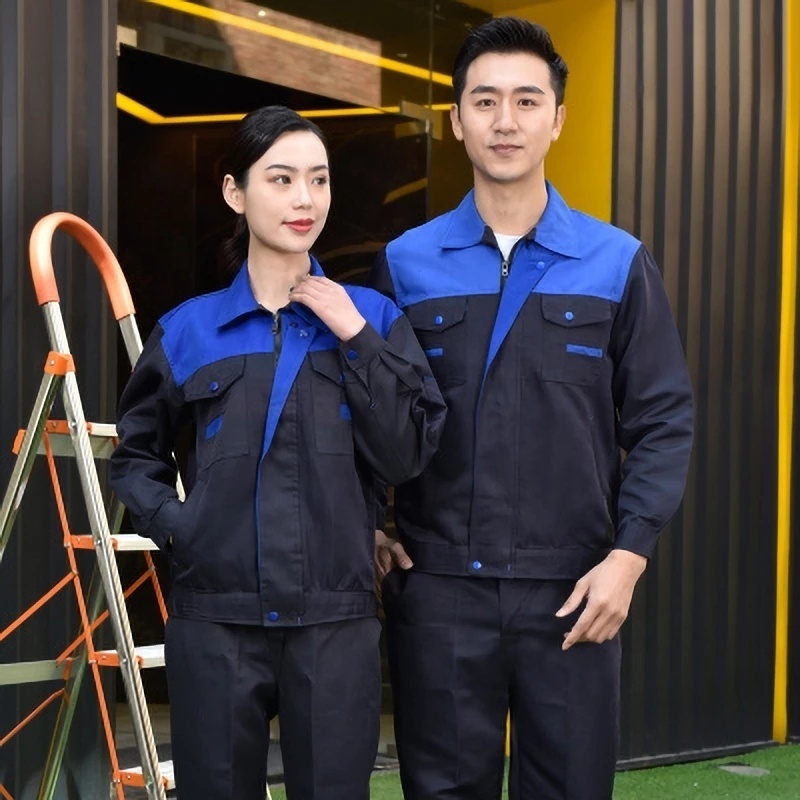 Men Working Overall Dust Proof Coverall Wear Resistant Multi Pocket Waist Zipper Repair Mechanical Jumpsuits Work Uniform