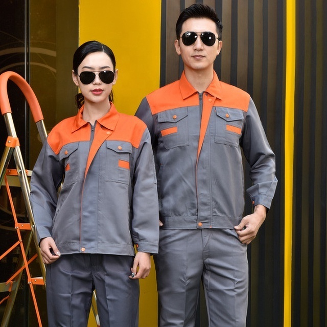 Working Overall Dust Proof Long Sleeve Wear Resistant Multi Pocket Waist Repair Mechanical Jumpsuits Coverall Work Uniform