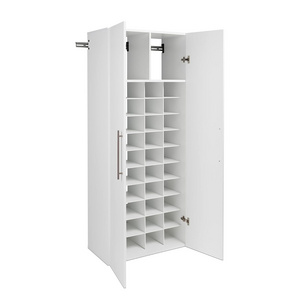 Wooden HangUps  Wall mounted shoe rack Cabinet Storage White shoes cabinet modern wooden furniture storage