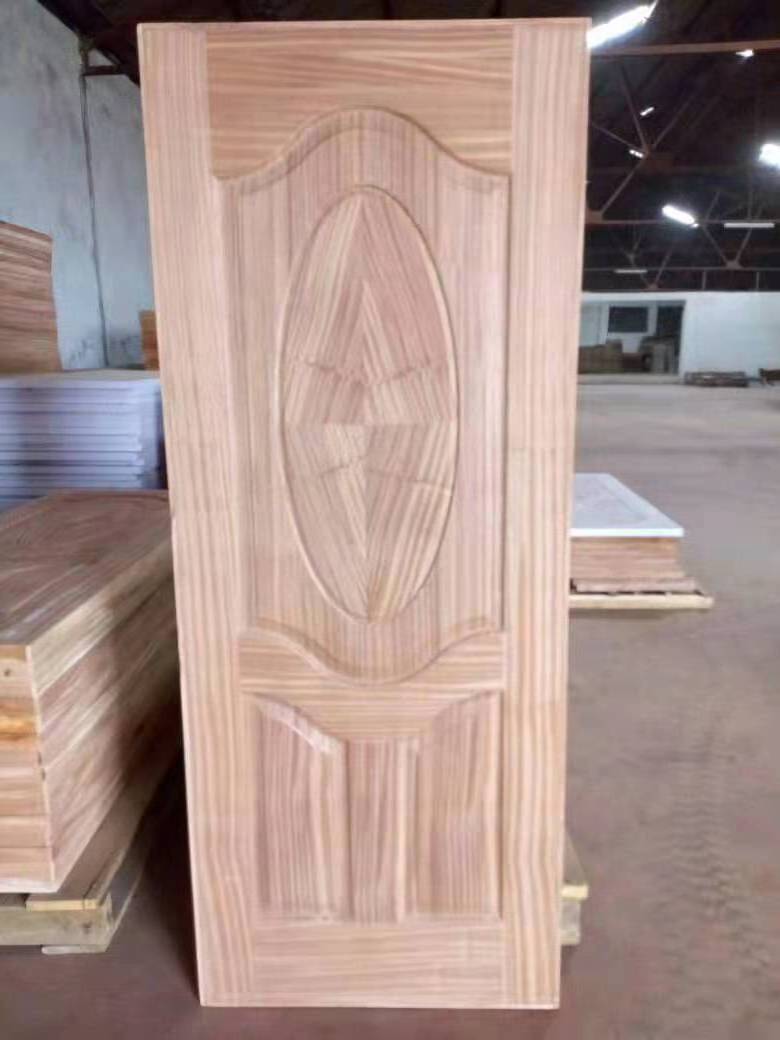 natural wood veneer door skin mdf  moulded skin door mdf moulding wardrobe door panel