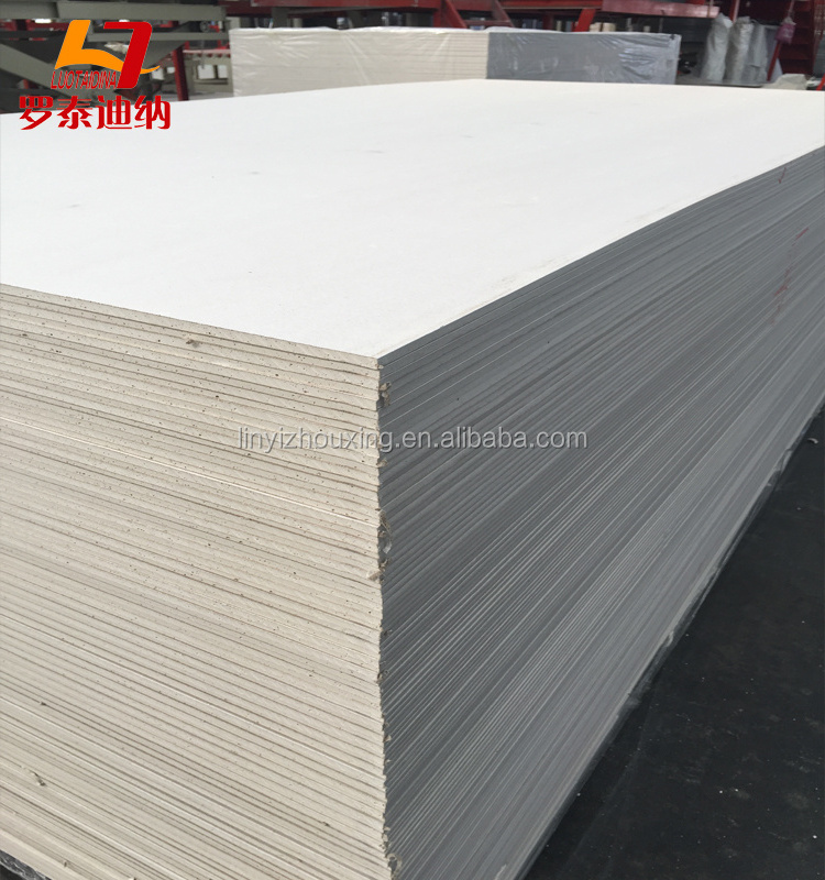 White PVC film laminated gypsum ceiling tiles