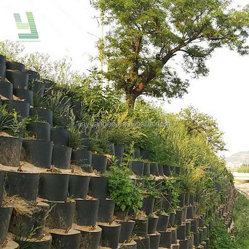 Roadbed Reinforcement High Intensity Geocell High Honeycomb Black Plastic Hdpe Geocell Hdpe Outdoor Retaining Walls