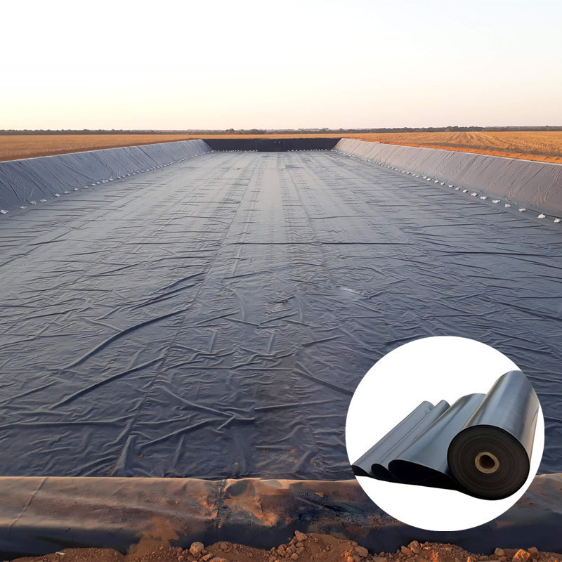 HDPE Geomembranes 0.5mm 0.75mm Fish Farm Pond Liner 1mm 1.5mm Circular Fish Farm Plastic Water Tanks Liner for Aquaculture