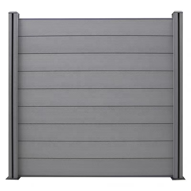 Factory direct selling wood plastic composite fence board outdoor WPC fence board DIY fence