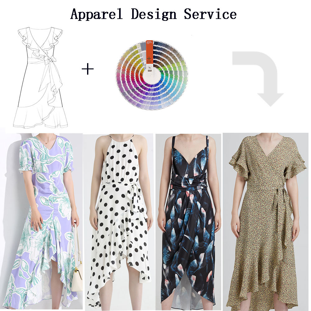 High Quality Designer Factory Apparel Manufacturer Custom Women Lady Formal Floral Long Plus Size Elegant Chic Summer Dress