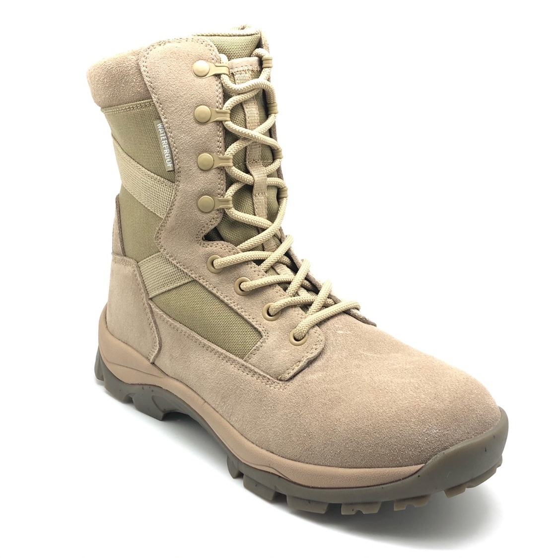 Steel Toe Cap Safety Shoes Outdoor High Top Desert Combat Tactical Hiking Boots for men