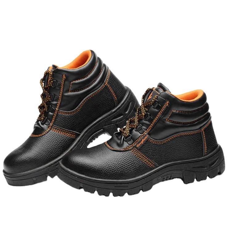 Toe Cap Construction Shoes Work Safety Boots Composite Steel Custom Men Leather Unisex