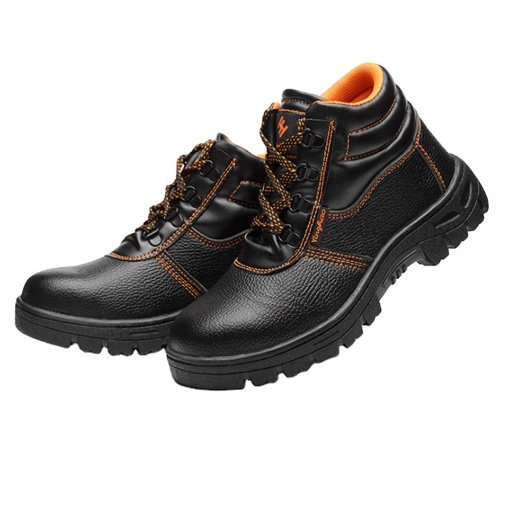 Toe Cap Construction Shoes Work Safety Boots Composite Steel Custom Men Leather Unisex