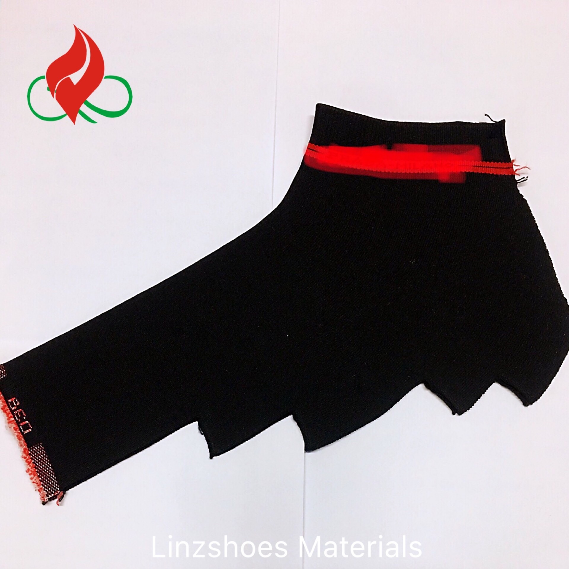 LNZ-F011 Sock1 Black/red Fly Weave Sock Casual flat Shoes Latest Fashion Lady Shoes Upper