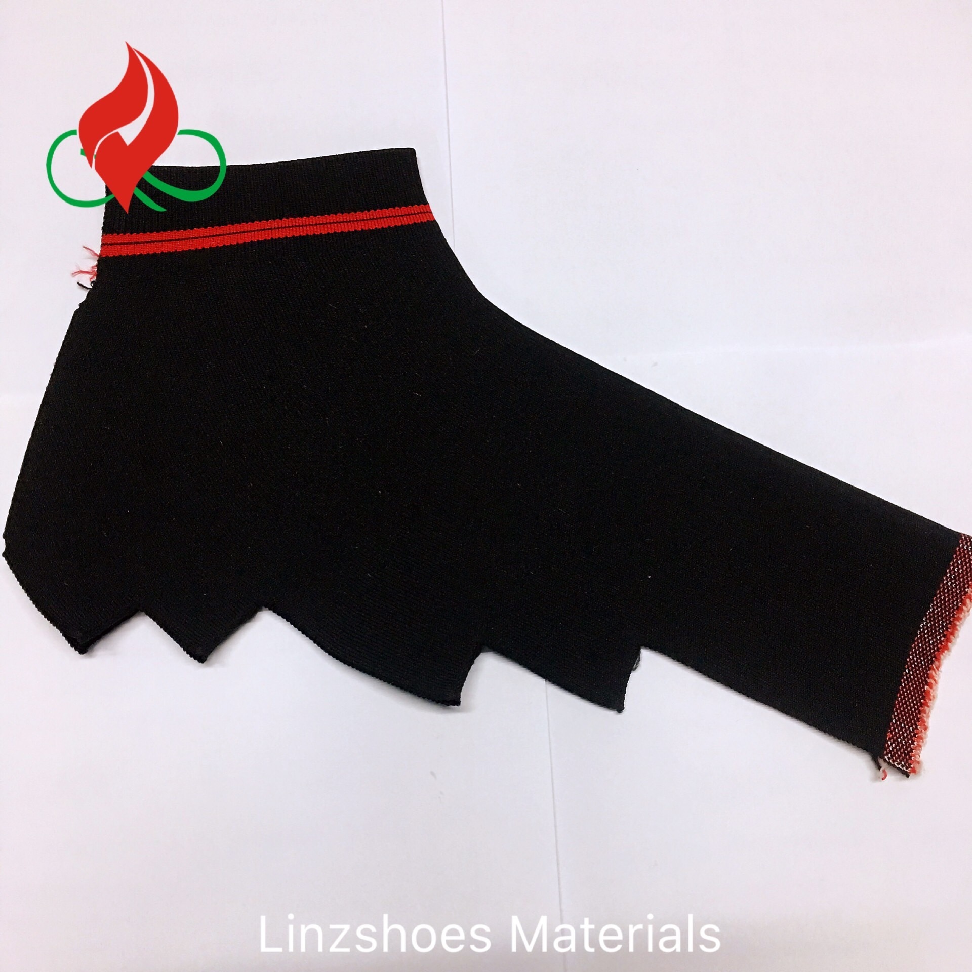 LNZ-F011 Sock1 Black/red Fly Weave Sock Casual flat Shoes Latest Fashion Lady Shoes Upper