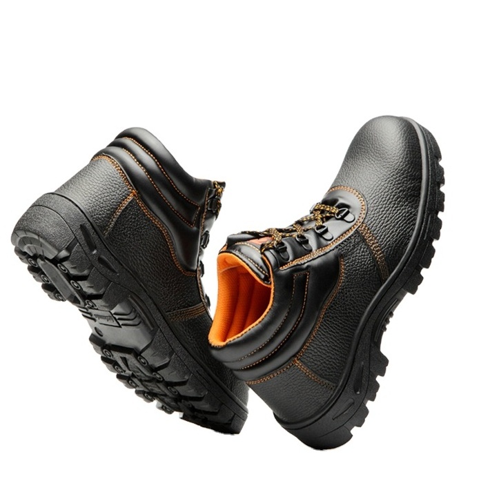 Toe Cap Construction Shoes Work Safety Boots Composite Steel Custom Men Leather Unisex