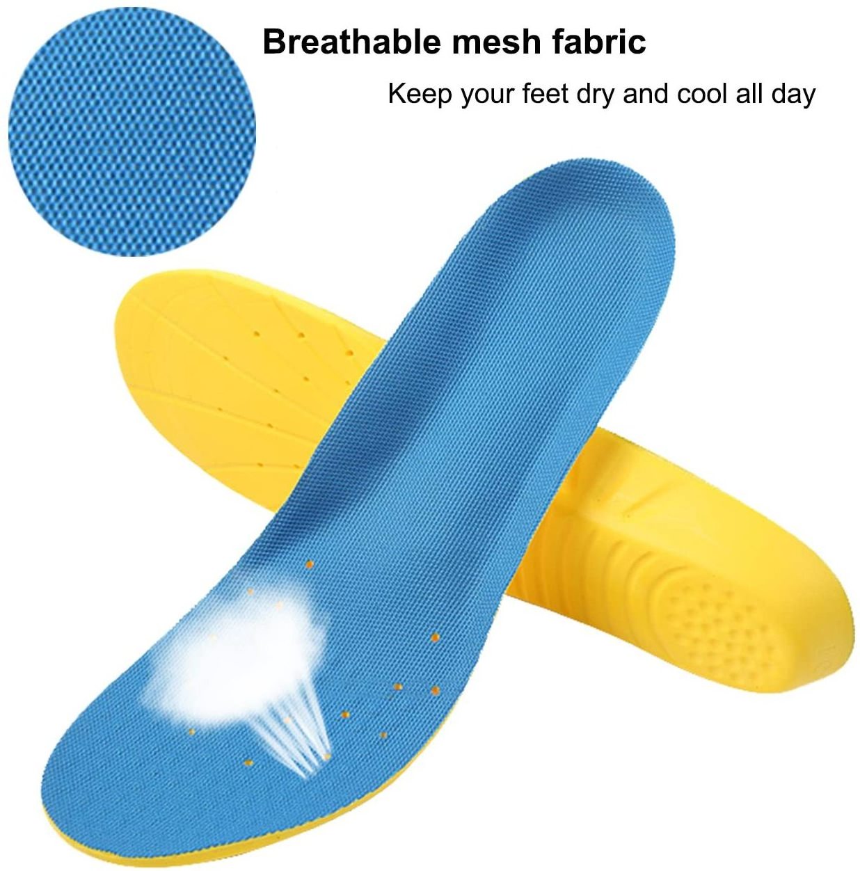 Shoe insoles material insole memory foam pu eva removable insole