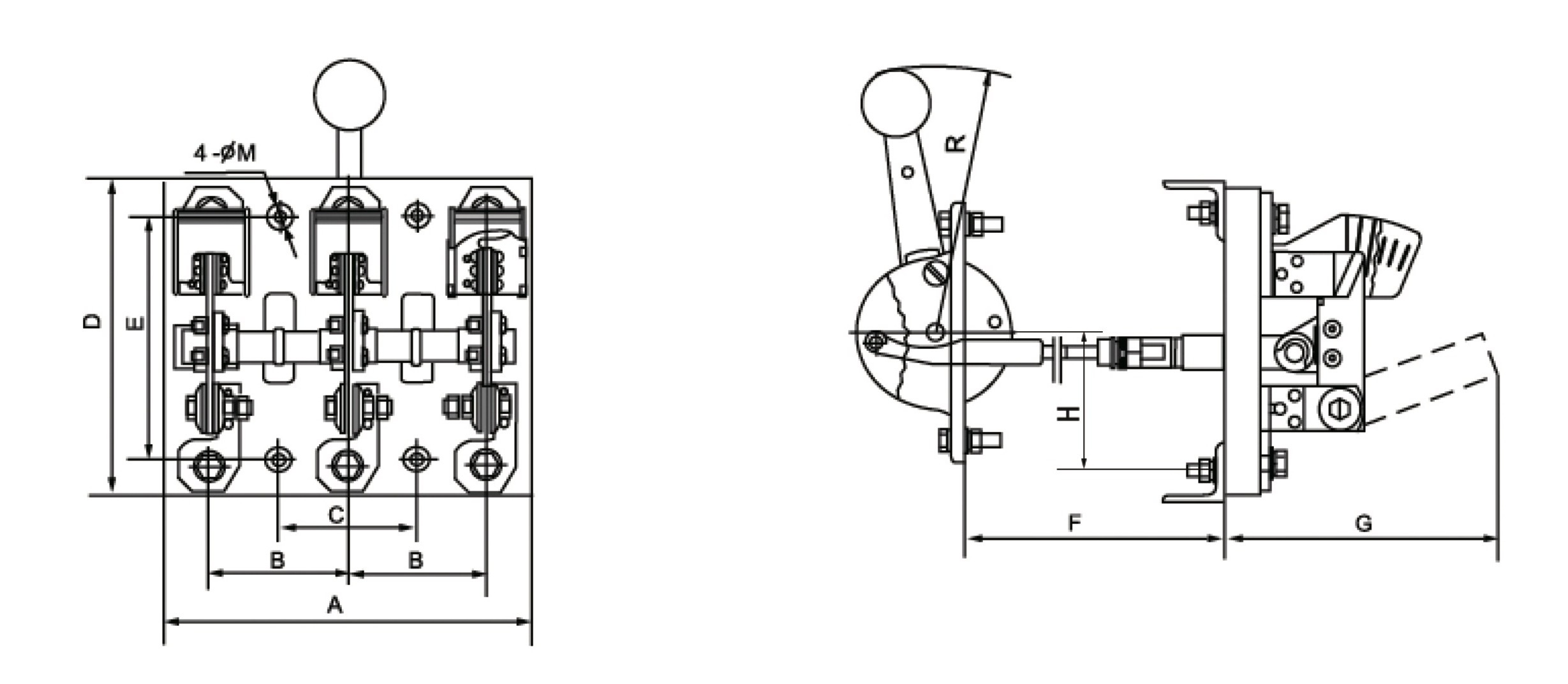 Lever Drive 200A 400A 600A 1000A 1500A 2000A 2500A 3000A 4000A 3P 4P Isolating Switch Disconnector Electrical Knife Switch