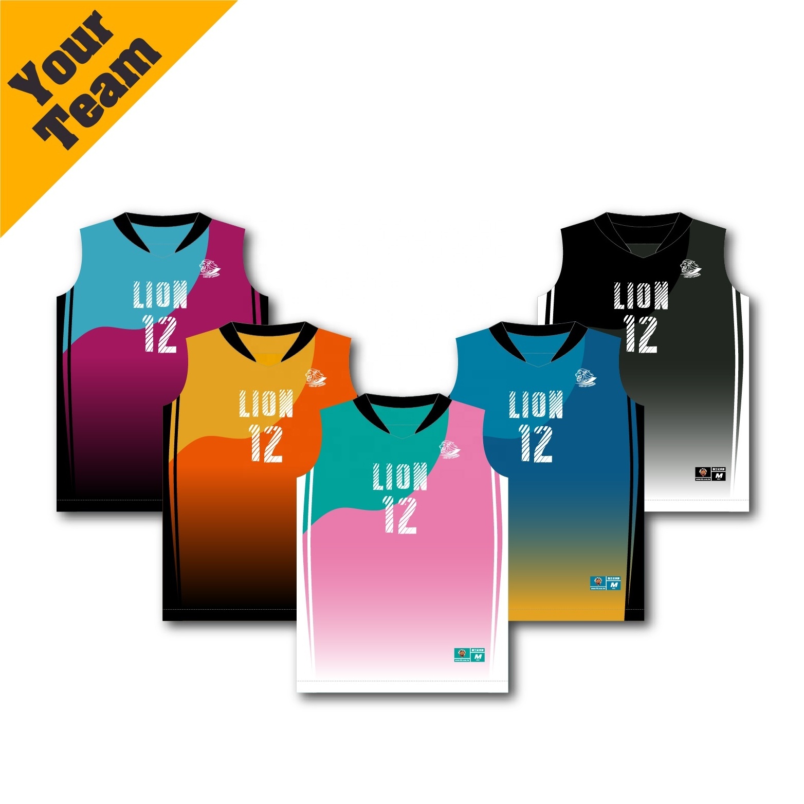 Sublimated design Beach wear custom Volleyball jersey shorts design Unisex Volleyball kit Volleyball Clothing