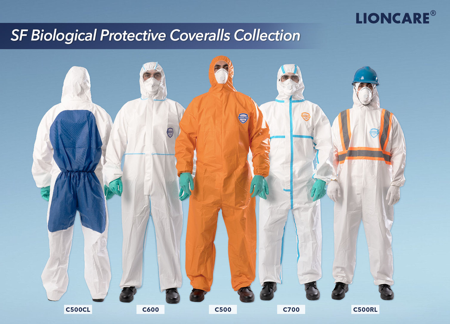 Customized C500 Coverall Biological Disposable Protective Clothing