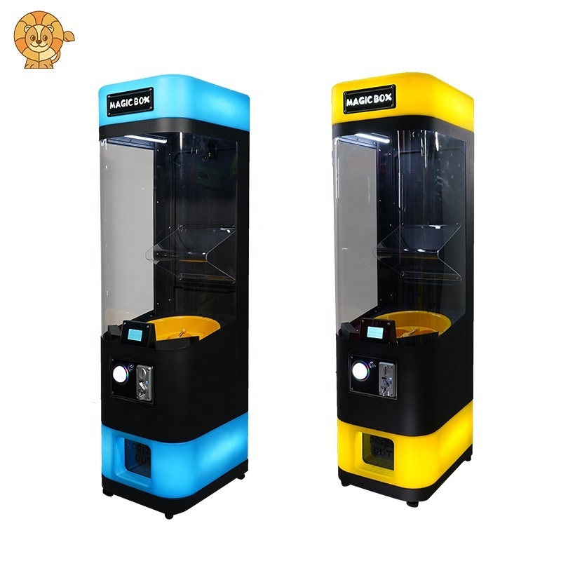 OEM OCM Kids coin operated gashapon vending machines Magic box customizable toy capsule vending machine gacha machine