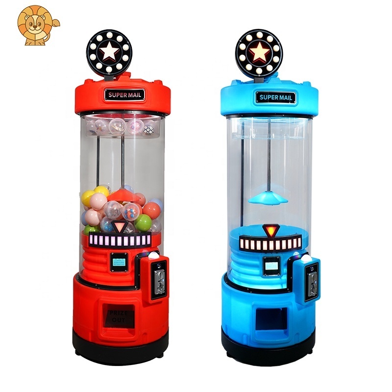 USA Most Popular Capsule Gashapon Vending Machine Super Mail Automatic Crystal Capsule Toy Egg Vending Machine