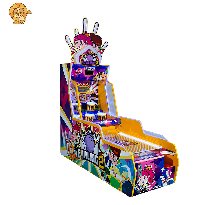 Wholesale Bowling Big Dunk Arcade Video Game Machine Coin Operated Indoor Rolling Ball Game Amusement Ticket Redemption Machine