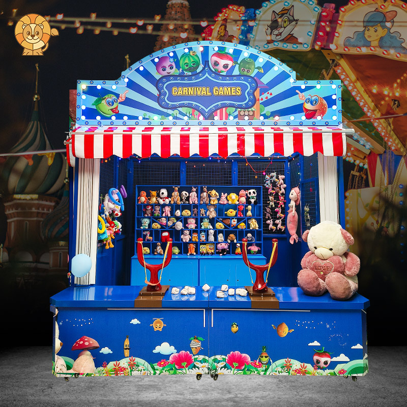 Factory price theme park win tub toss game carnival booth basket carnival game tourist spot carnival booth for sale