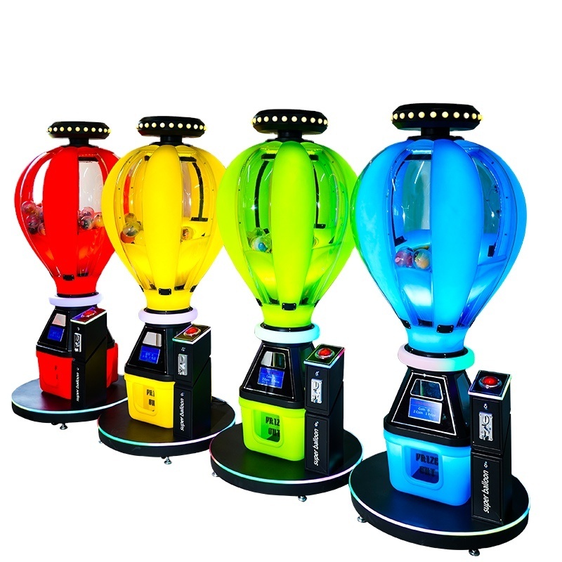 2023 New hot indoor playground equipment coin-operated Super Balloon capsule vending machine Gaza ball toy vending machine