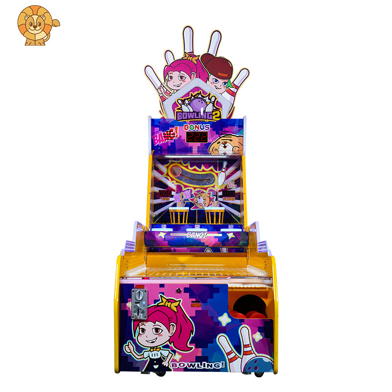 Wholesale Bowling Big Dunk Arcade Video Game Machine Coin Operated Indoor Rolling Ball Game Amusement Ticket Redemption Machine