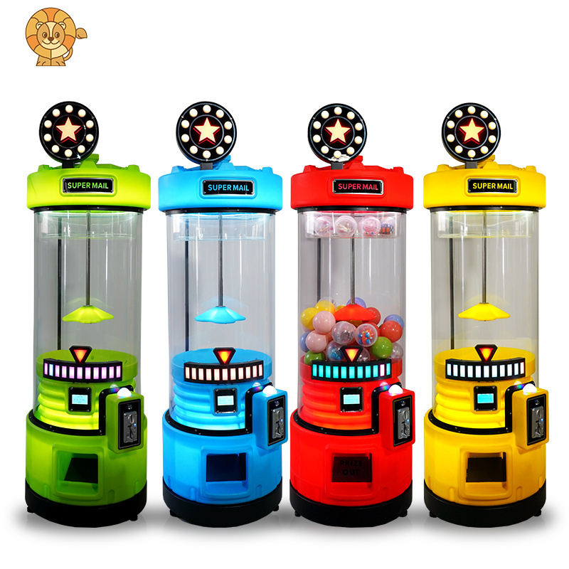 Newest Coin Operated Super Mail Capsule Toy Vending  Prize Gashapon Carnival Machine  gacha vending machine Arcade Game Machine