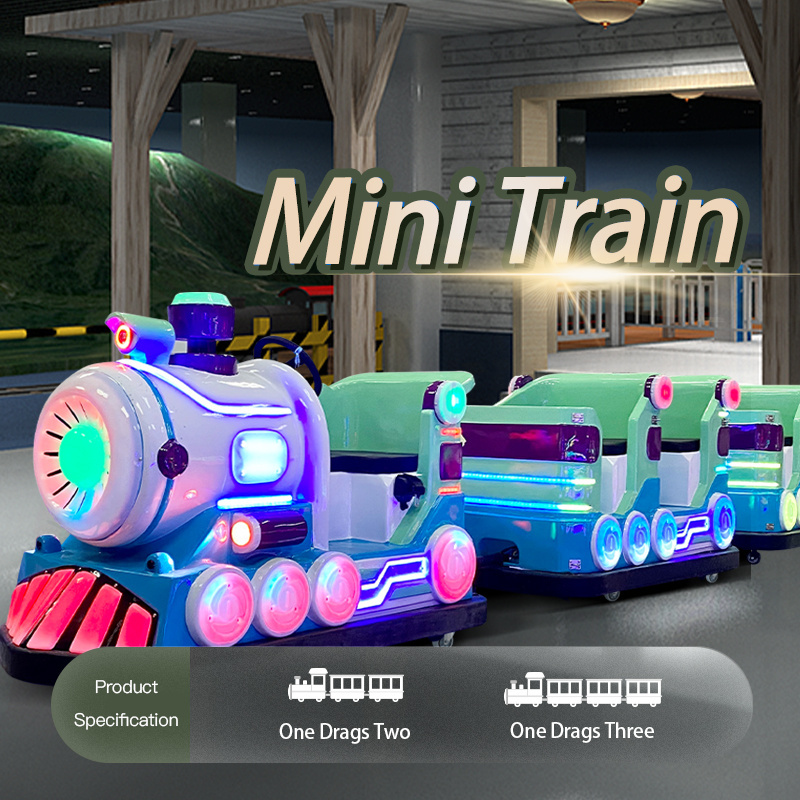 Hot Sell Amusement electric trains Park Children Trackless Small Trackless Cars Children'S Train Amusement Park Trackless Train