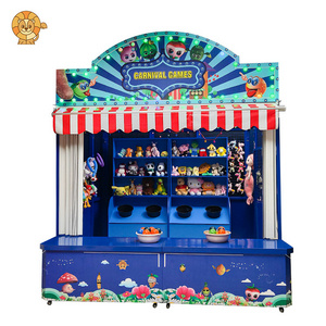 Factory price theme park win tub toss game carnival booth basket carnival game tourist spot carnival booth for sale