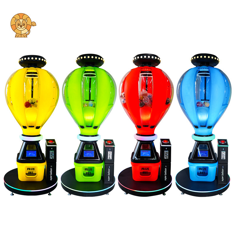 The latest gashapon coin operated super balloon gift machine plastic gacha vending machine prizes selling play equipment