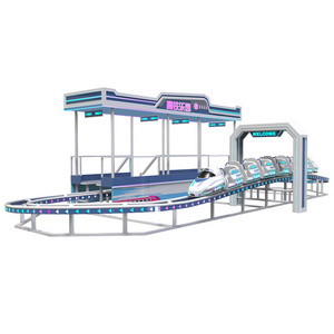 New Design Buy A Amusement Park Rides Equipment Kids Track Train  Mini Roller Coaster For Sale