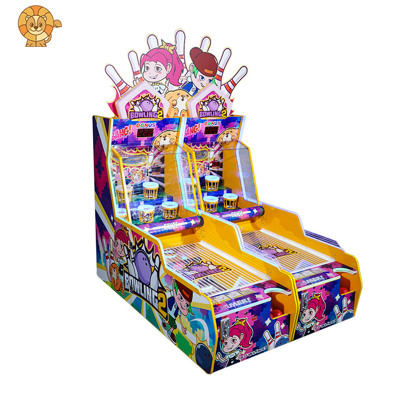 Wholesale Bowling Big Dunk Arcade Video Game Machine Coin Operated Indoor Rolling Ball Game Amusement Ticket Redemption Machine