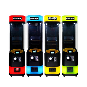 OEM OCM Kids coin operated gashapon vending machines Magic box customizable toy capsule vending machine gacha machine